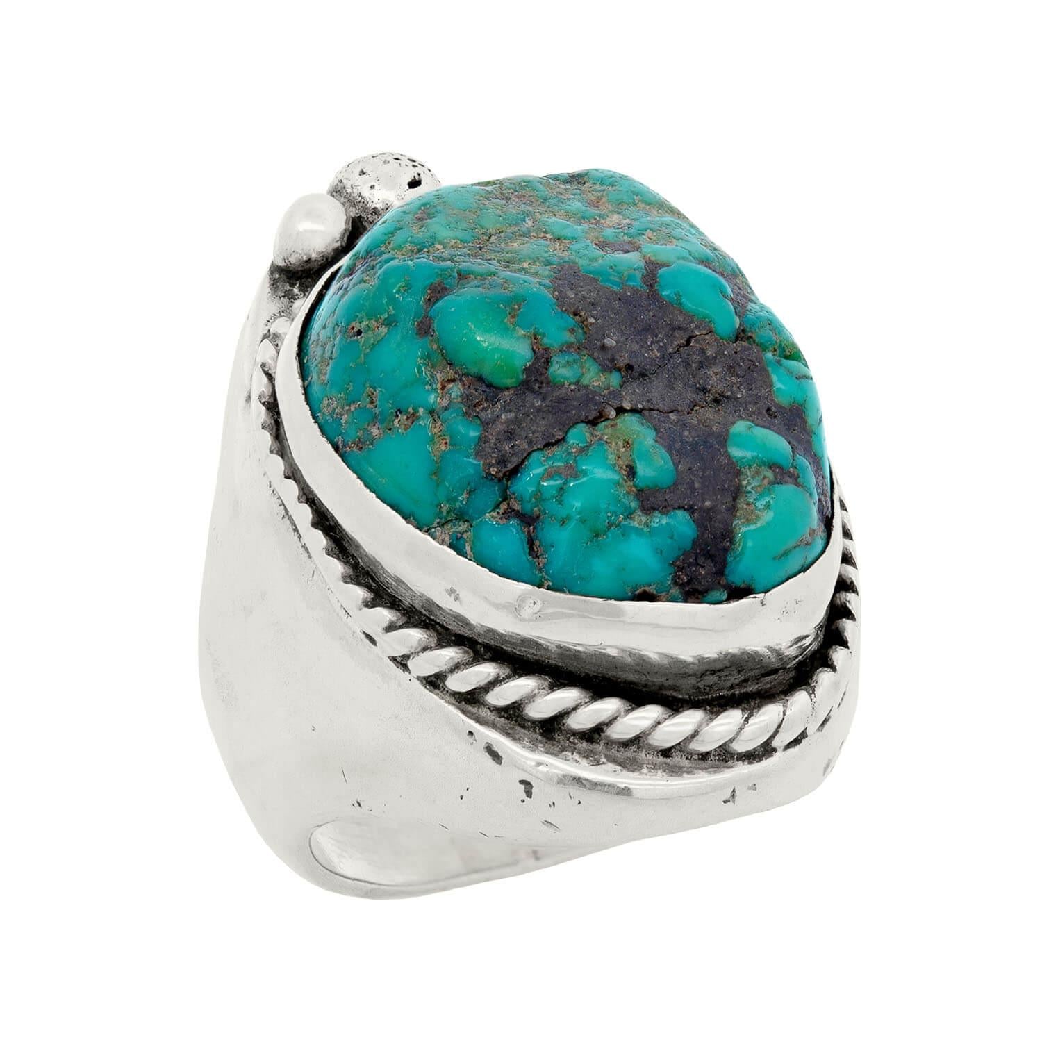 Vintage Sterling outlet Silver Turquoise Native American Ring Size 6