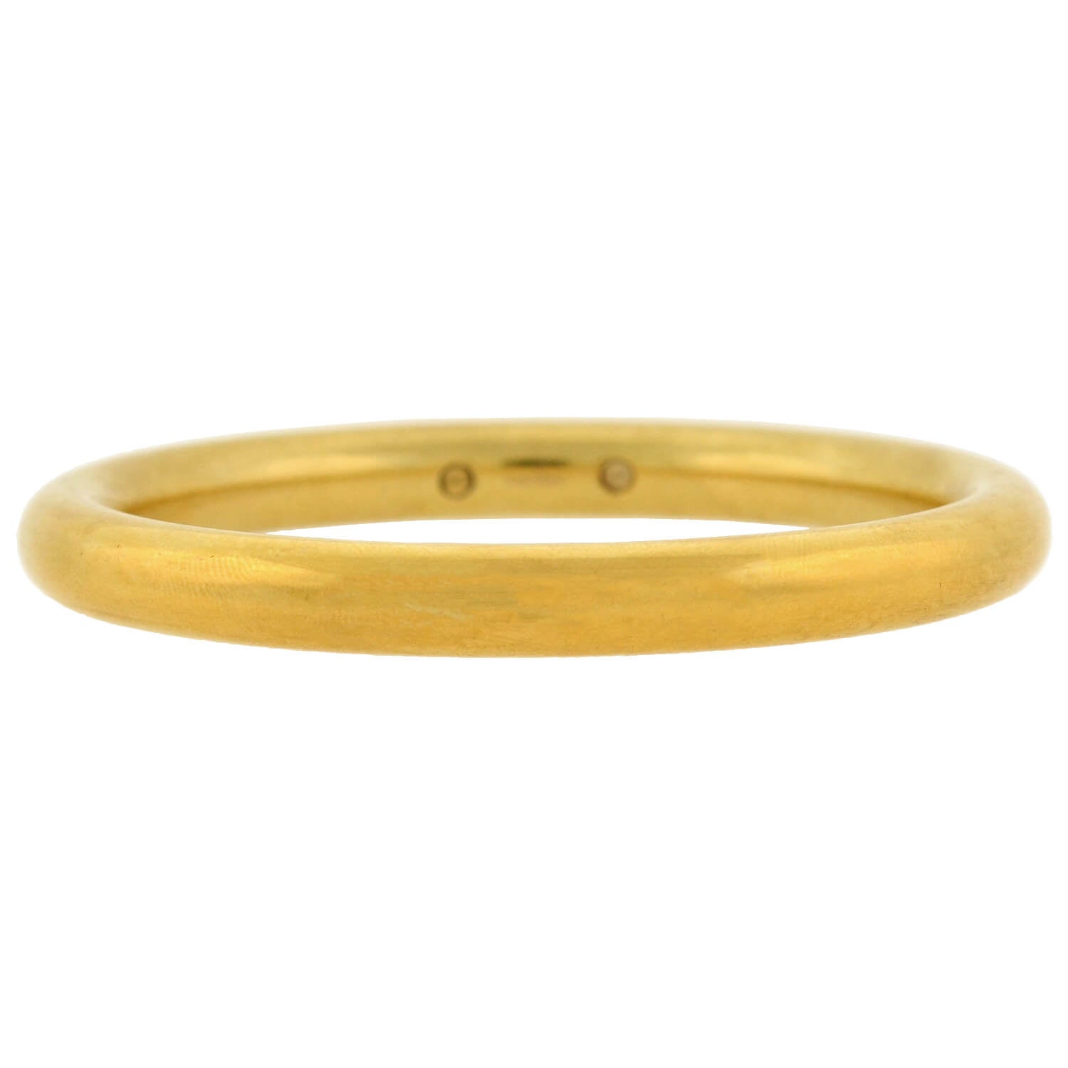 Deep Gold w/ Clear Layer - Small Resin Bangle - Epoxy Resin Bracelet w/ Mica Powder - Small Circle - Waterproof - Lightweight - Durable