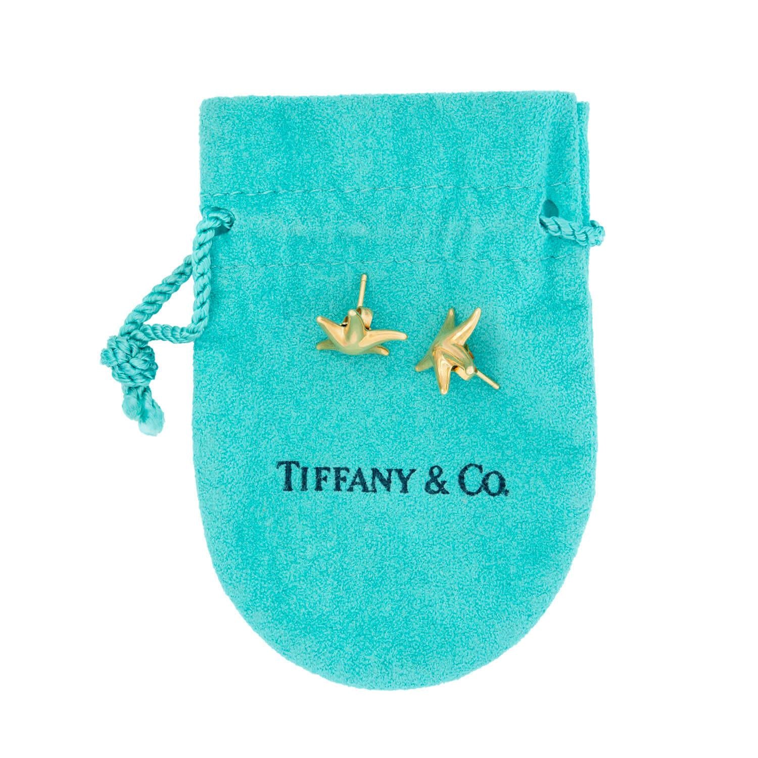 TIFFANY & CO. ELSA PERETTI 18k Starfish Earrings