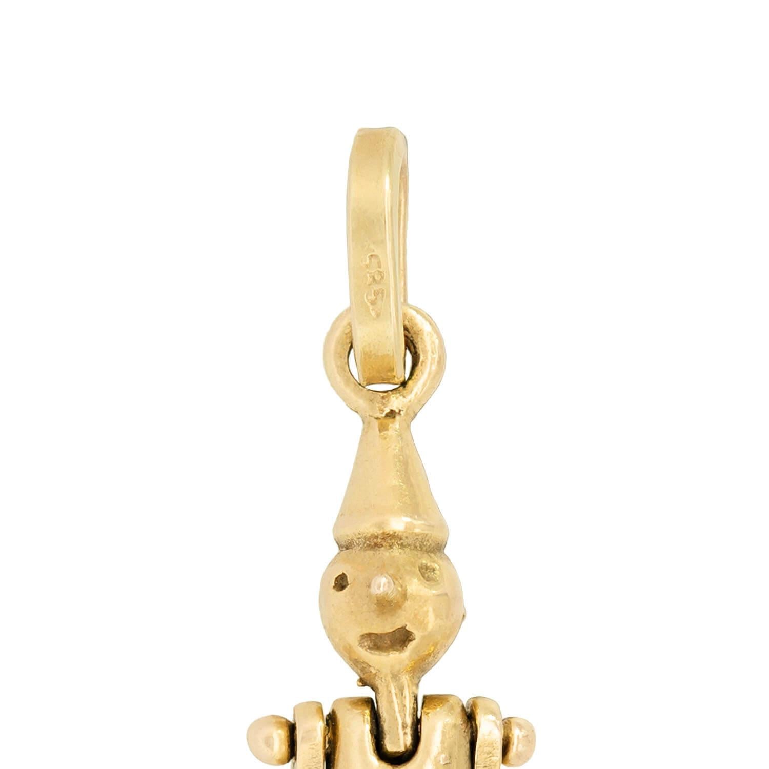 Retro 14k Pinocchio Charm