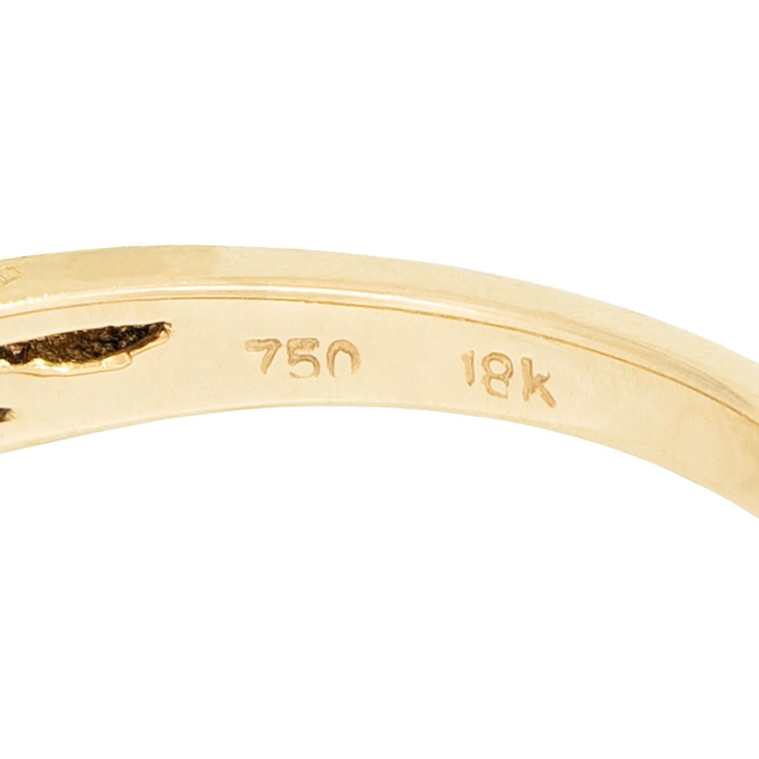 Estate 18k Diamond Band