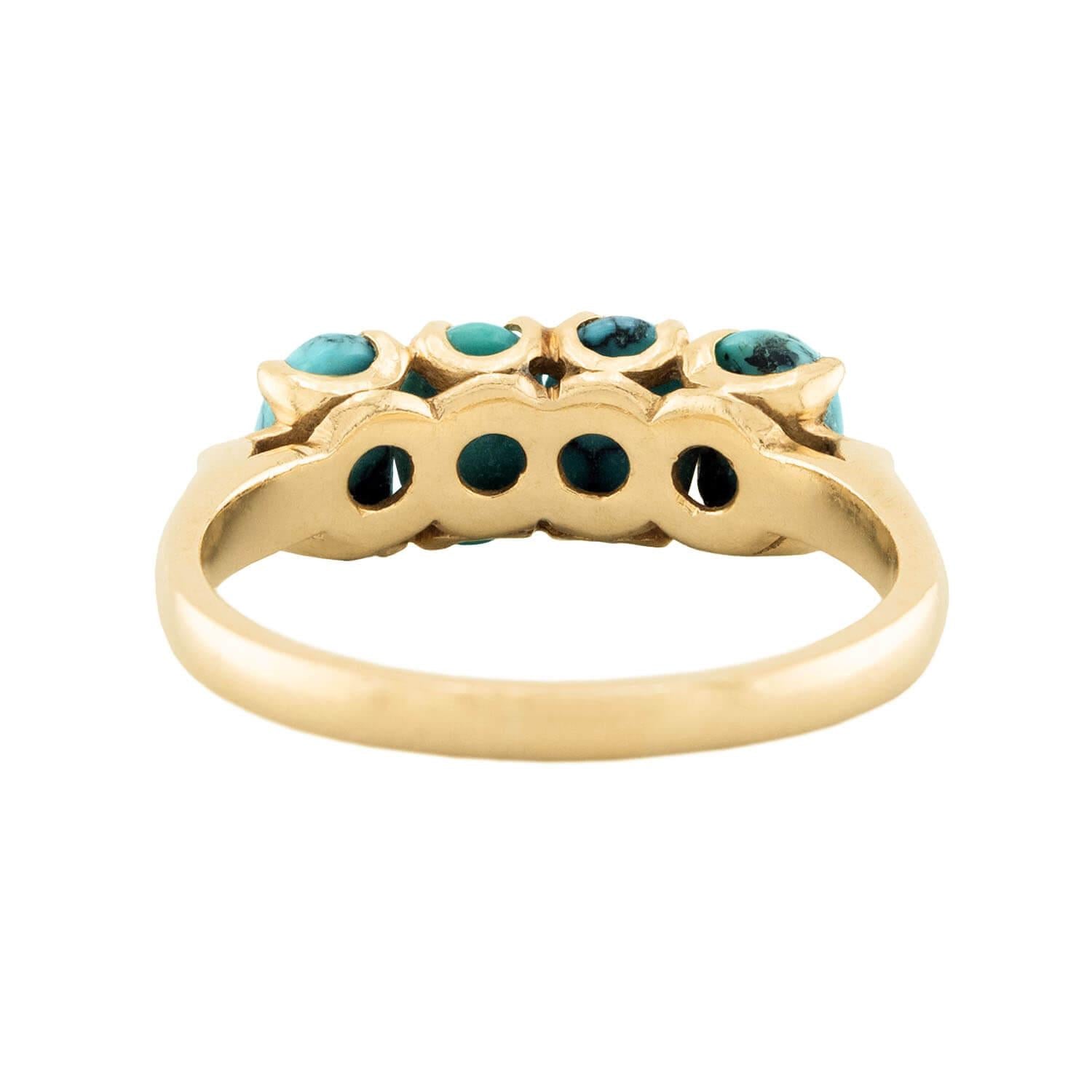 Estate 14k Turquoise Ring