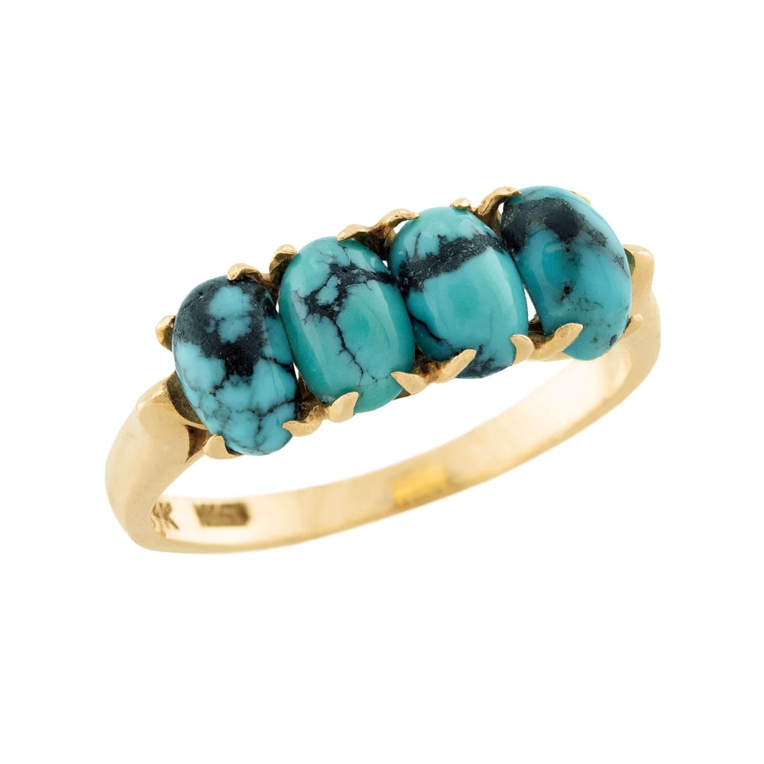 Estate 14k Turquoise Ring