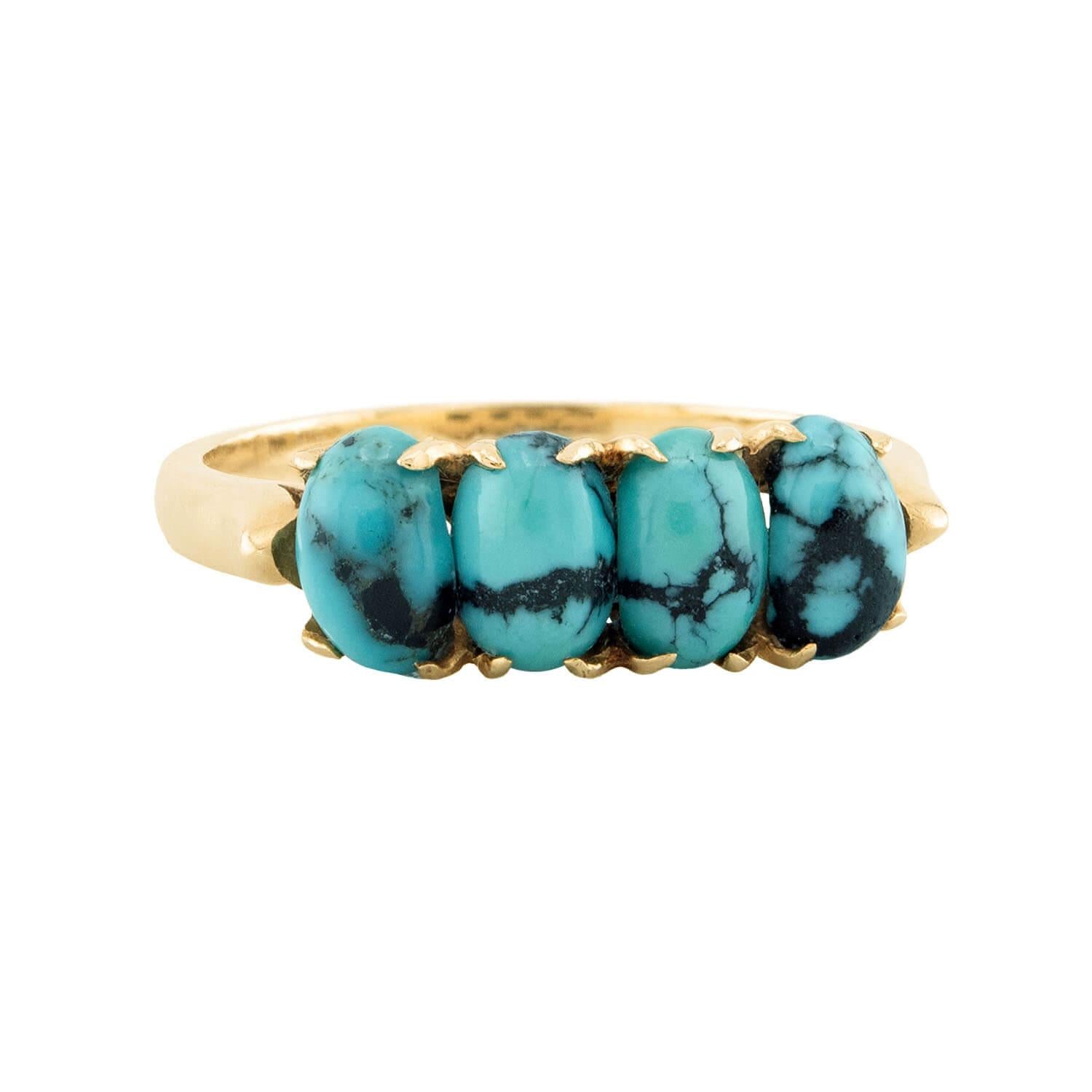 Estate 14k Turquoise Ring