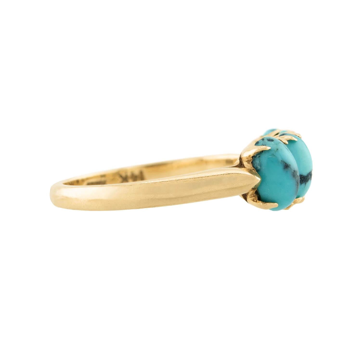 Estate 14k Turquoise Ring