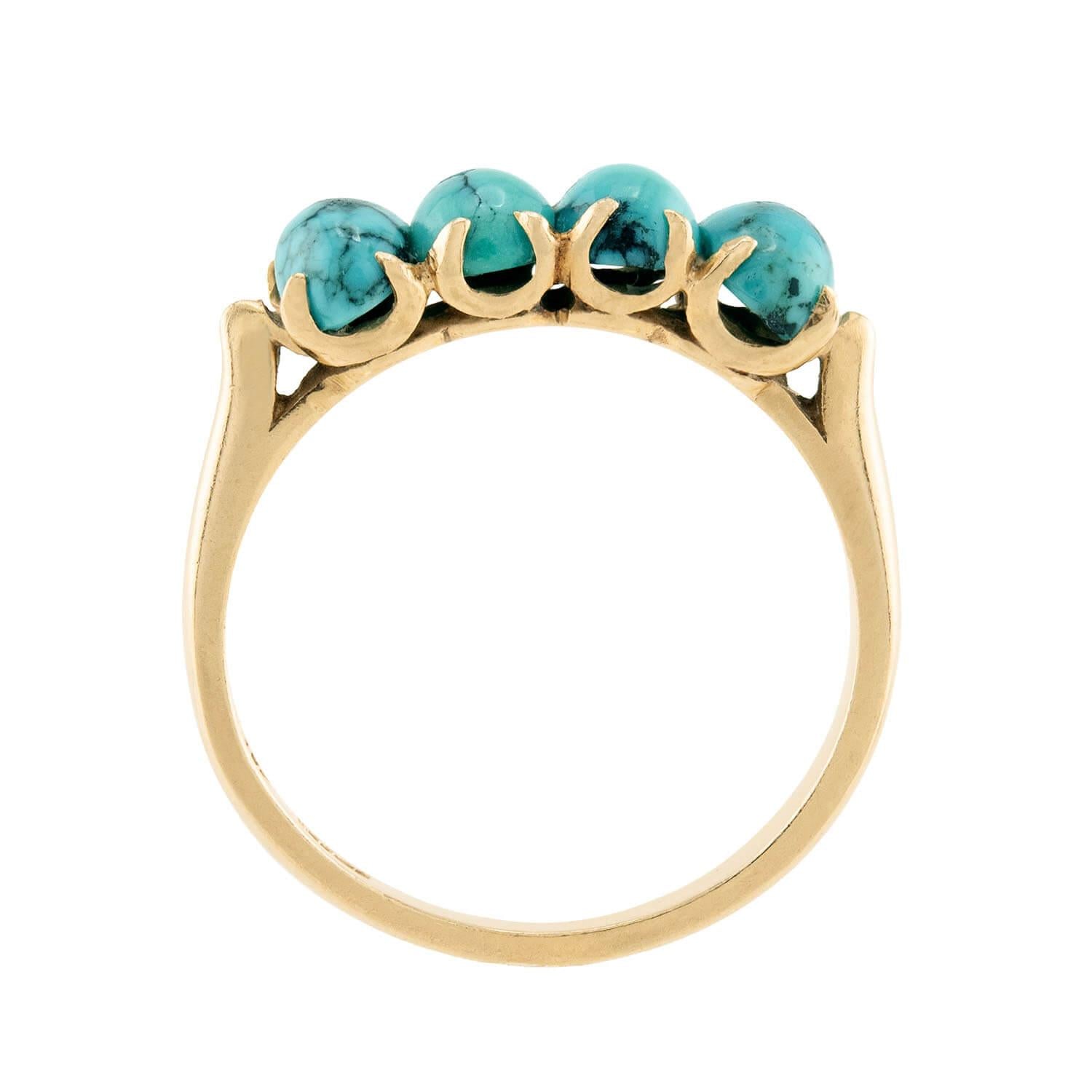 Estate 14k Turquoise Ring