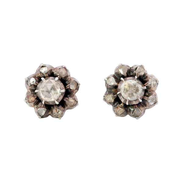 Diamond Flower Stud Earrings, .81 Carat, Platinum | Diamond Stores Long  Island – Fortunoff Fine Jewelry