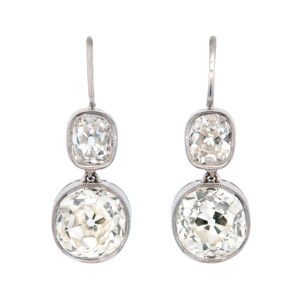 Edwardian deals diamond earrings