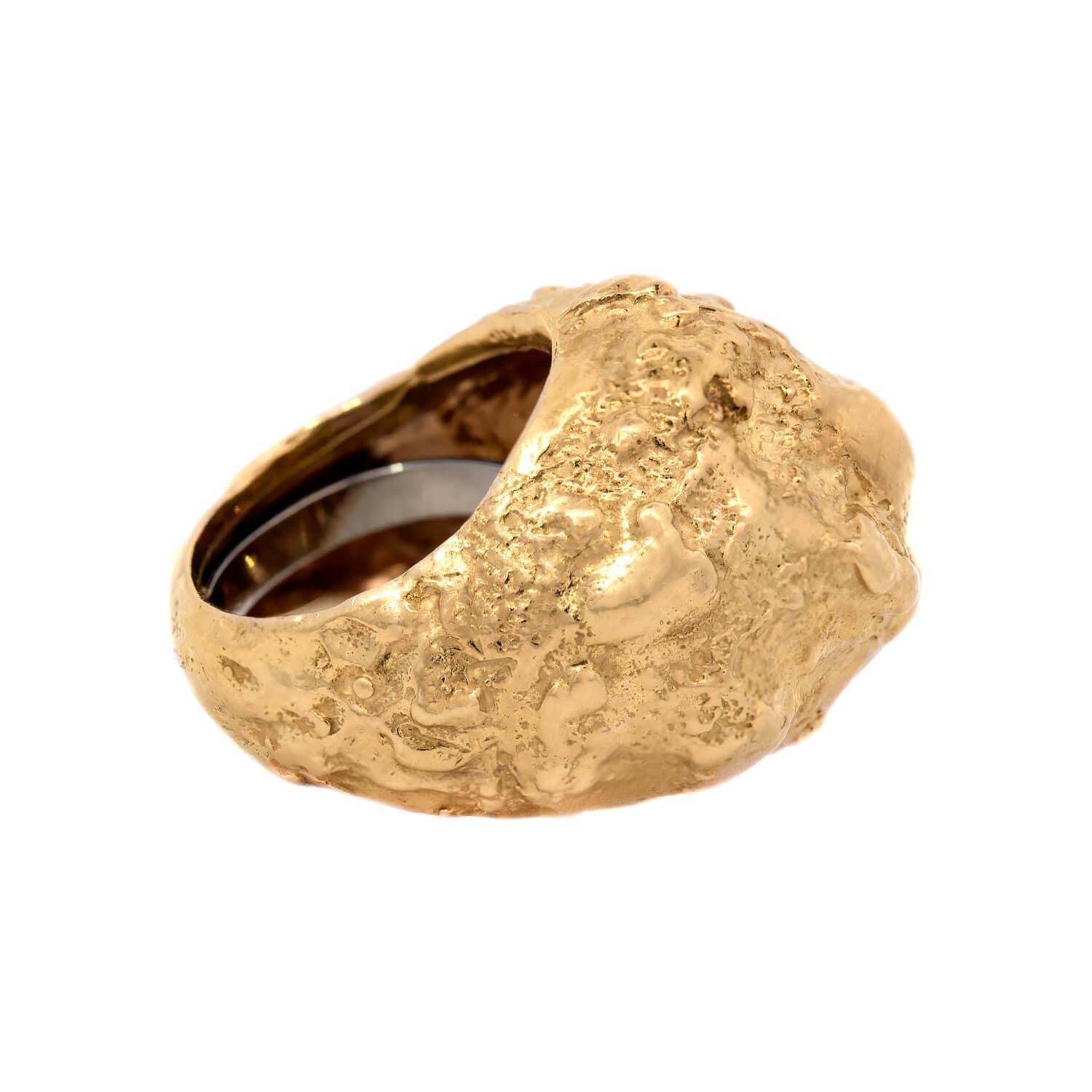 DAVID WEBB Estate 18k Nugget Ring