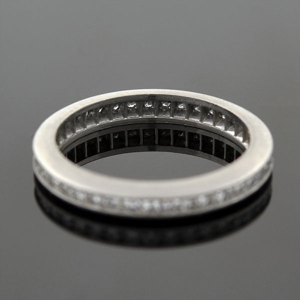 Art Deco Platinum Diamond Eternity Band