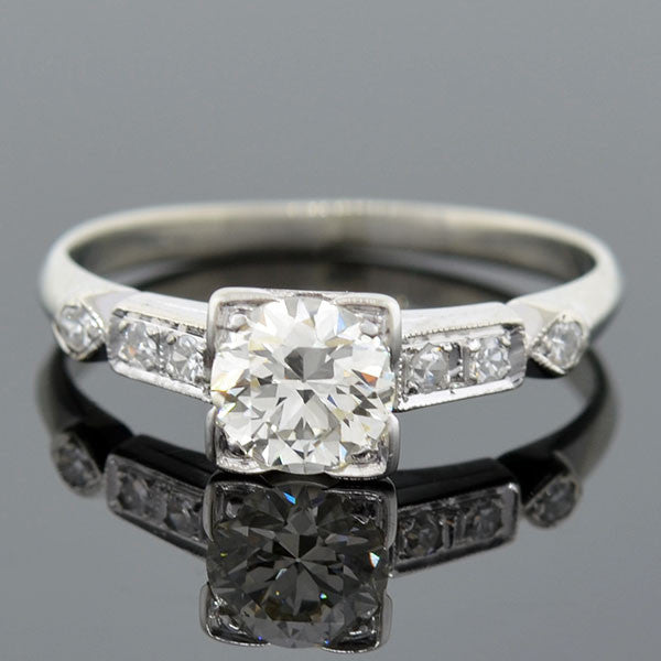 Art Deco 14kt Diamond Engagement Ring 0.73ct – A. Brandt + Son