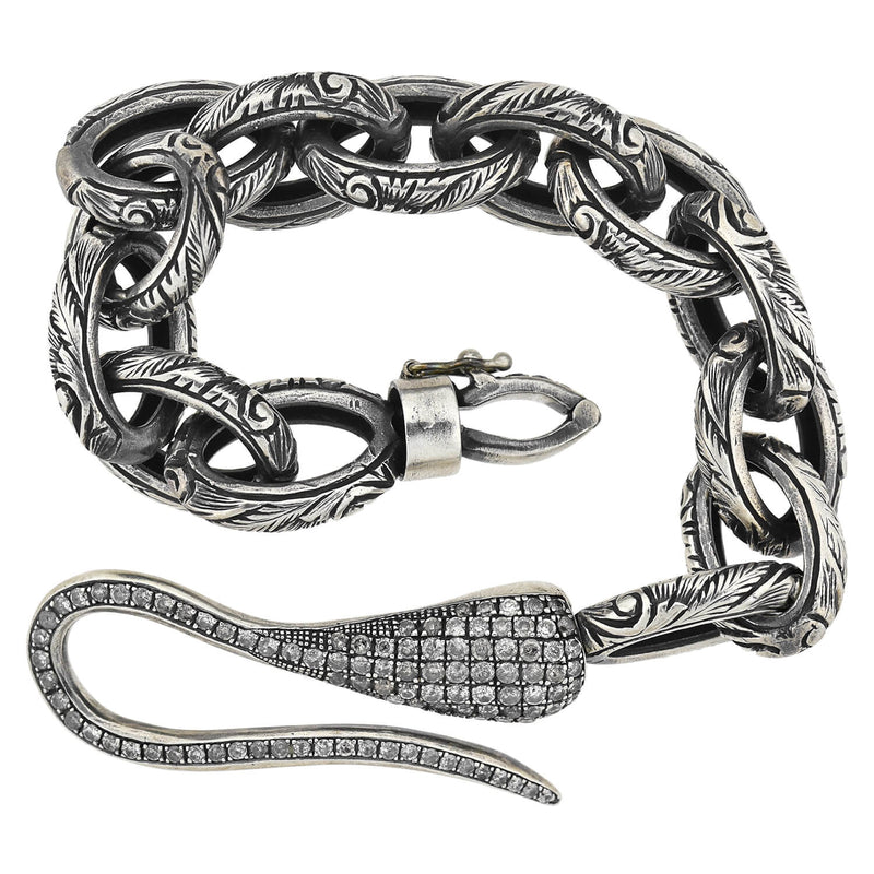 Sterling Silver S Hook Clasp Bracelet Extension 