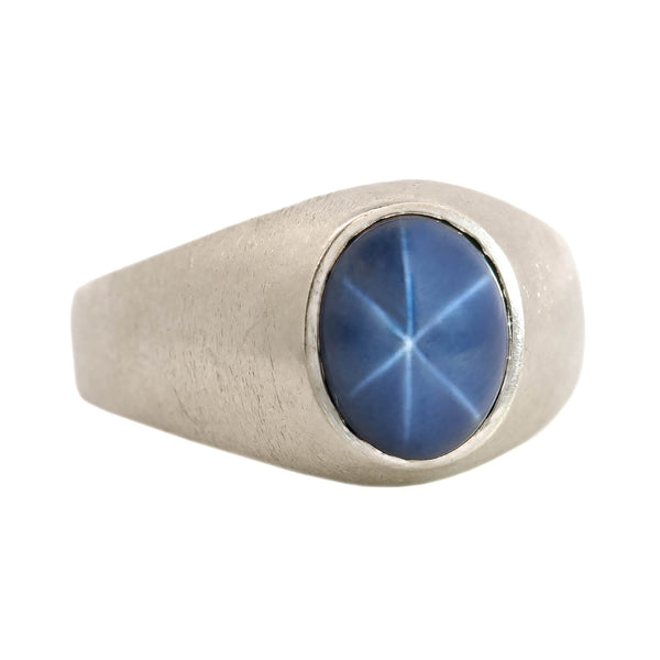 Star sapphire 2025 pinky ring