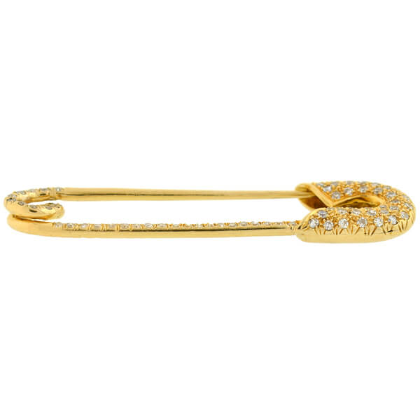 Safety Pin Pave Bracelet