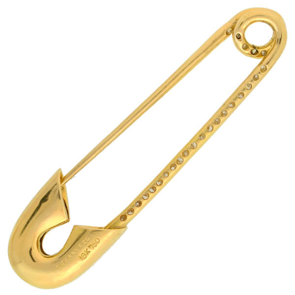 Tiffany and Co. Vintage Gold Safety Pin at 1stDibs  tiffany and co safety  pin, tiffany safety pin, gold safety pins